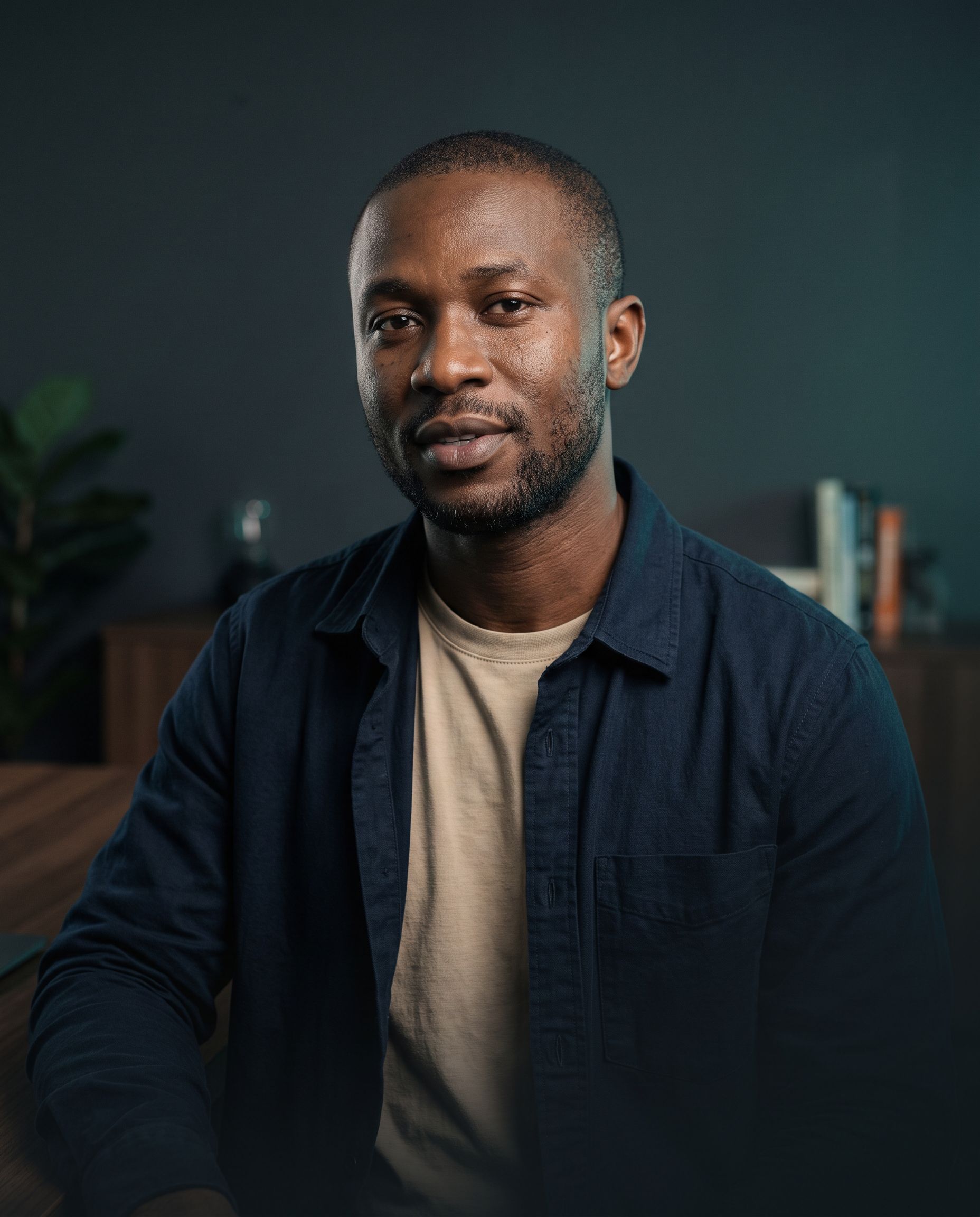 Generated portrait of Daniel, the marketplace founder, a fictional ecommerce founder